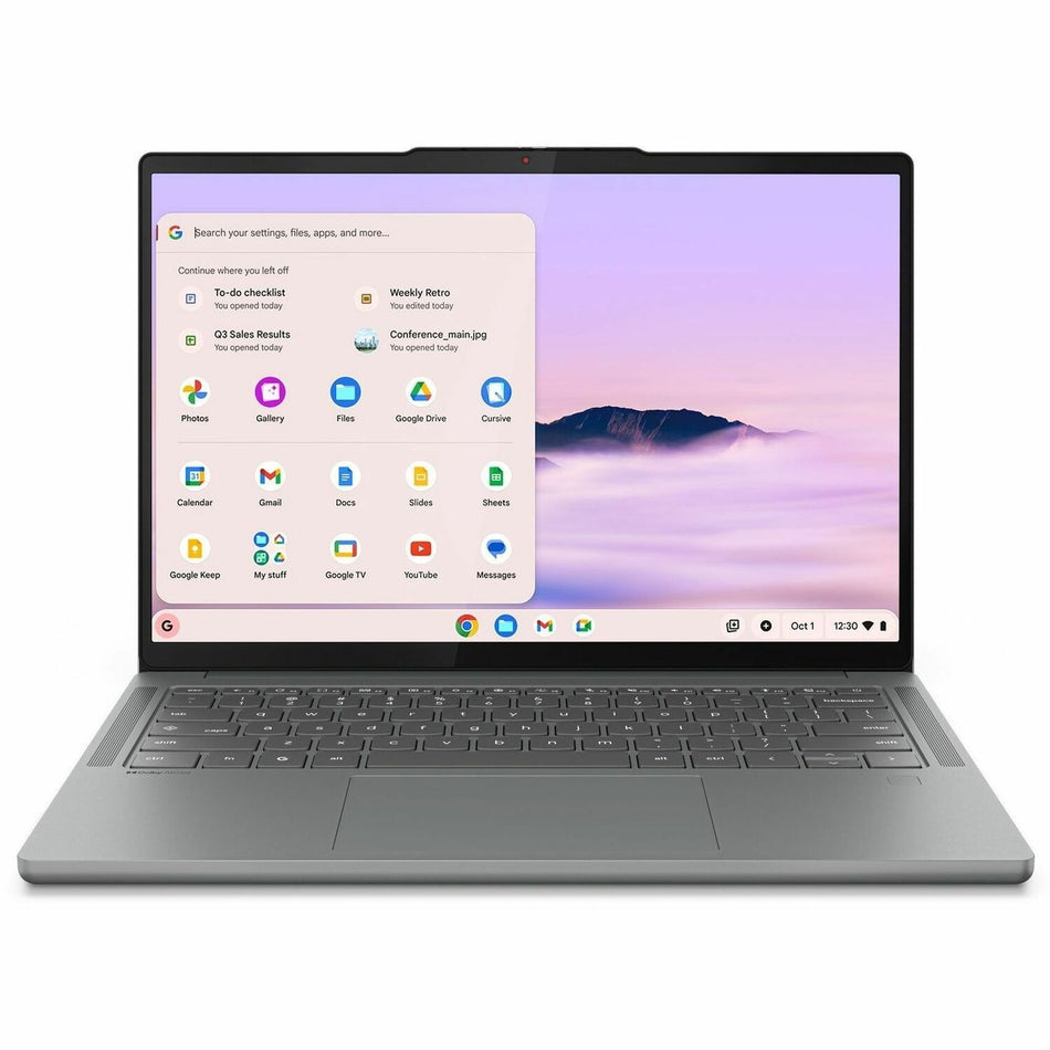 Lenovo Chrome 14M9610 83MW000EUS 14" Touchscreen Chromebook - WUXGA - 60 Hz - Octa-core (ARM Cortex X925 + Cortex X4) - 16 GB - 256 GB Flash Memory - English Keyboard - Luna Gray - 83MW000EUS