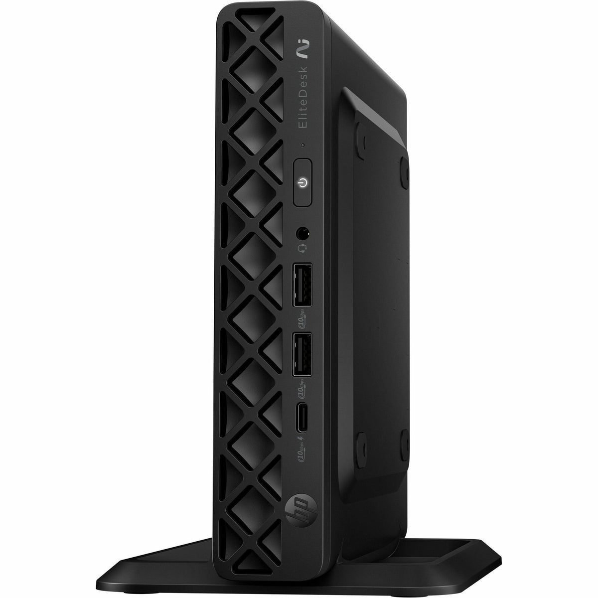 HP EliteDesk 8 G1a Desktop Computer - AMD Ryzen AI 5 PRO 340 - 16 GB - 256 GB SSD - Mini PC - Jack Black - C3XF9UT#ABA