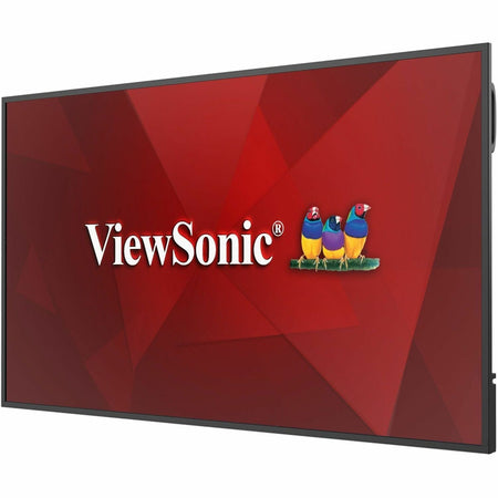 ViewSonic CDE6531 65 Inch 4K UHD Commercial Display with 500-nit Brightness, 5000:1 Contrast Ratio, OPS Slot, 8GB RAM, 32GB Storage, 16W Dual Speakers, Wifi Slot, HDMI, USB A, and USB C Inputs - CDE6531