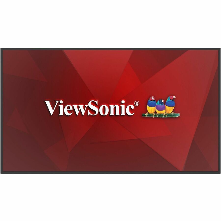ViewSonic CDE8631 86 Inch 4K UHD Commercial Display with 500-nit Brightness, 5000:1 Contrast Ratio, OPS Slot, 8GB RAM, 32GB Storage, 16W Dual Speakers, Wifi Slot, HDMI, USB A, and USB C Inputs - CDE8631