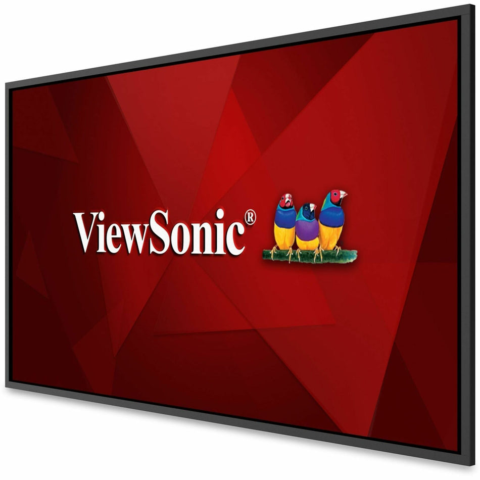 ViewSonic CDE55G3 55 Inch 4K UHD OS-Free Commercial Display with 500-nit Brightness, 1200:1 Contrast Ratio, 10W Dual Speakers, HDMI, USB C, VGA, and USB Inputs - CDE55G3