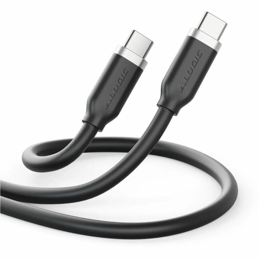 Alogic USB-C Silicone Flexible Charging Cable - 240W - ELSI5U2CCBK1