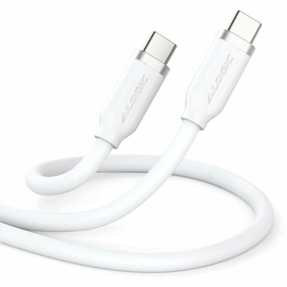Alogic USB-C Silicone Flexible Charging Cable - 240W - ELSI5U2CCWH1