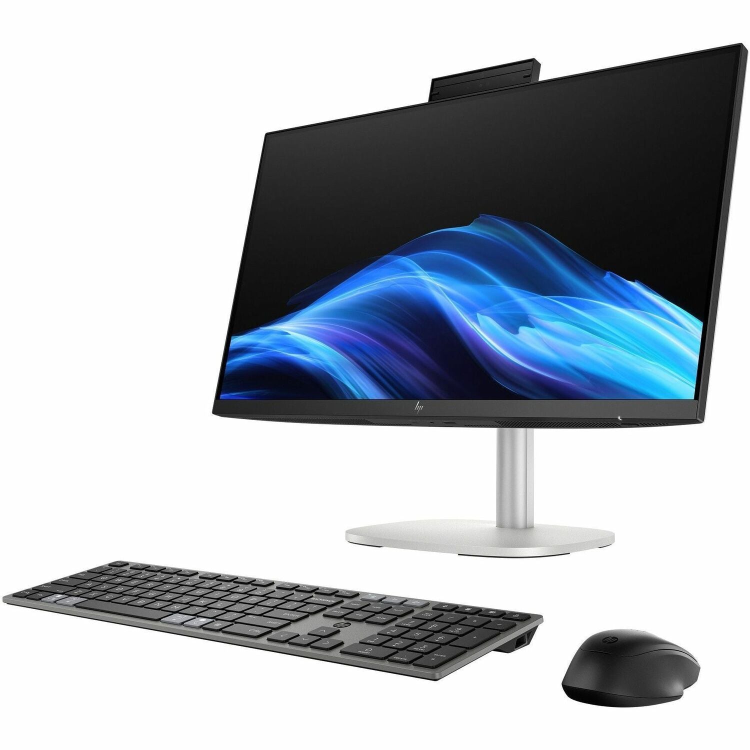 HP EliteStudio 8 AiO G1i All-in-One Computer - Intel Core Ultra 7 265 - vPro Technology - 16 GB - 512 GB SSD - 27" QHD Touchscreen - Desktop - Pike Silver - C7GL6UT#ABA