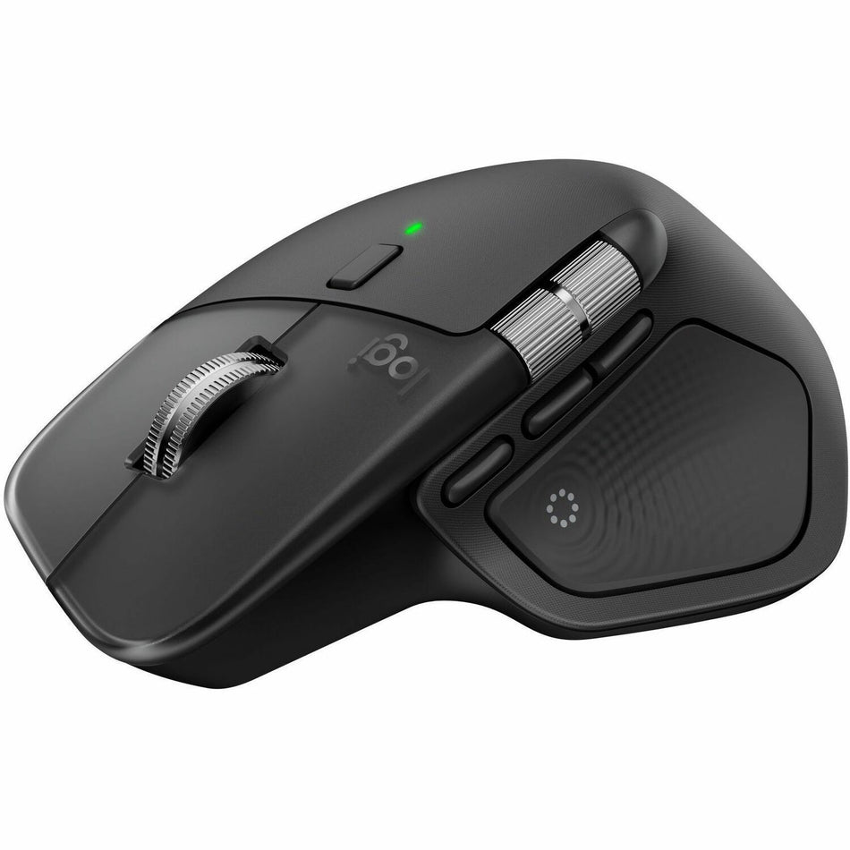 Logitech MX Master 4, Ergonomic Wireless Mouse with Advanced Performance Haptic Feedback, Ultra-Fast Scrolling, USB-C Charging, Bluetooth, Windows, MacOS - black - 910-007560
