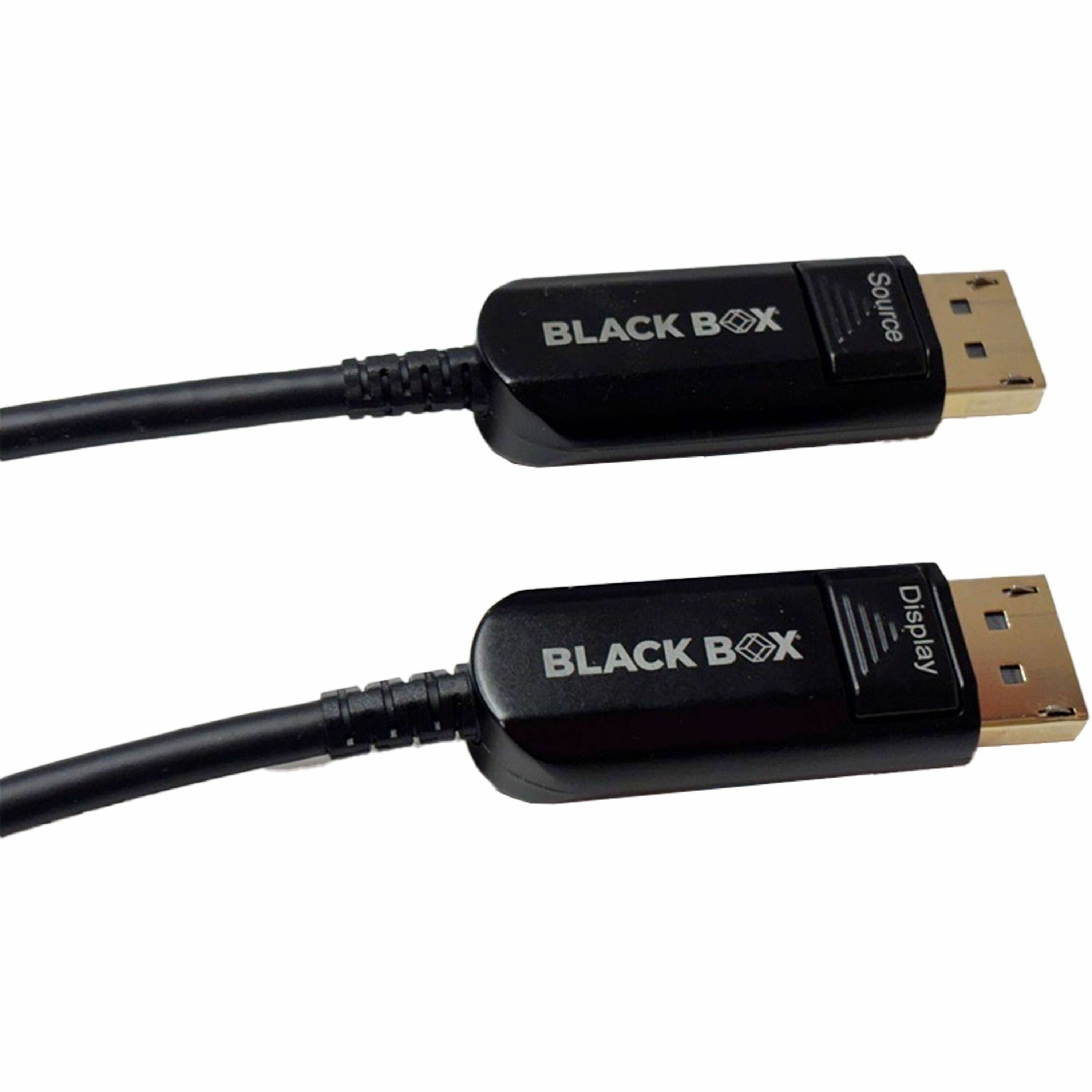 Black Box DisplayPort 1.4 Active Optical Cable (AOC) - 8K60, 32.4 Gbps - AOC-HL-DP4-15M-R3