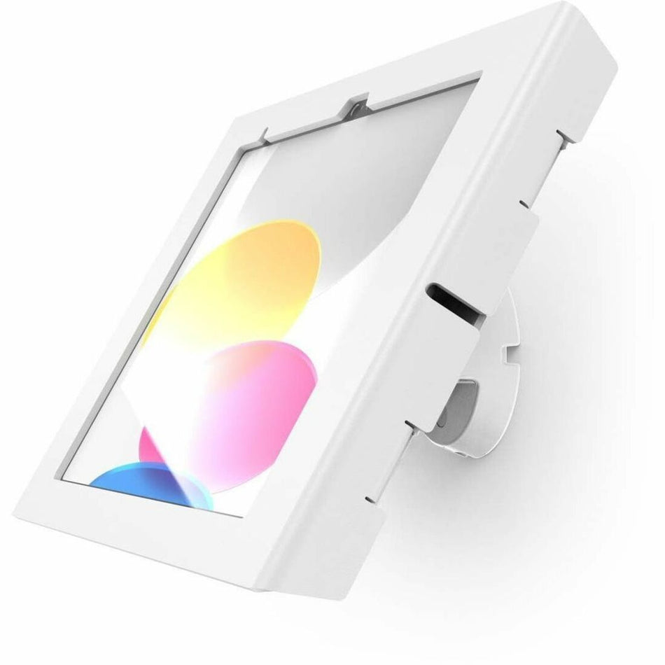 iPad 10th-11th (A16) Gen, Apex Enclosure Bow Tilting Wall Mount White - 505W209APXW
