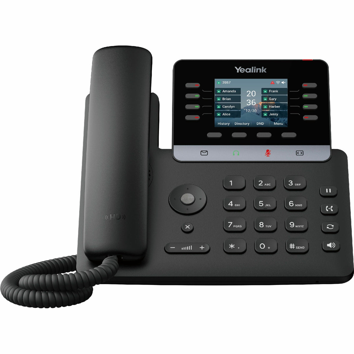 Yealink T73U IP Phone - Corded - Corded - 5 Multiple Conferencing - Wall Mountable, Stand Mountable - 1301012
