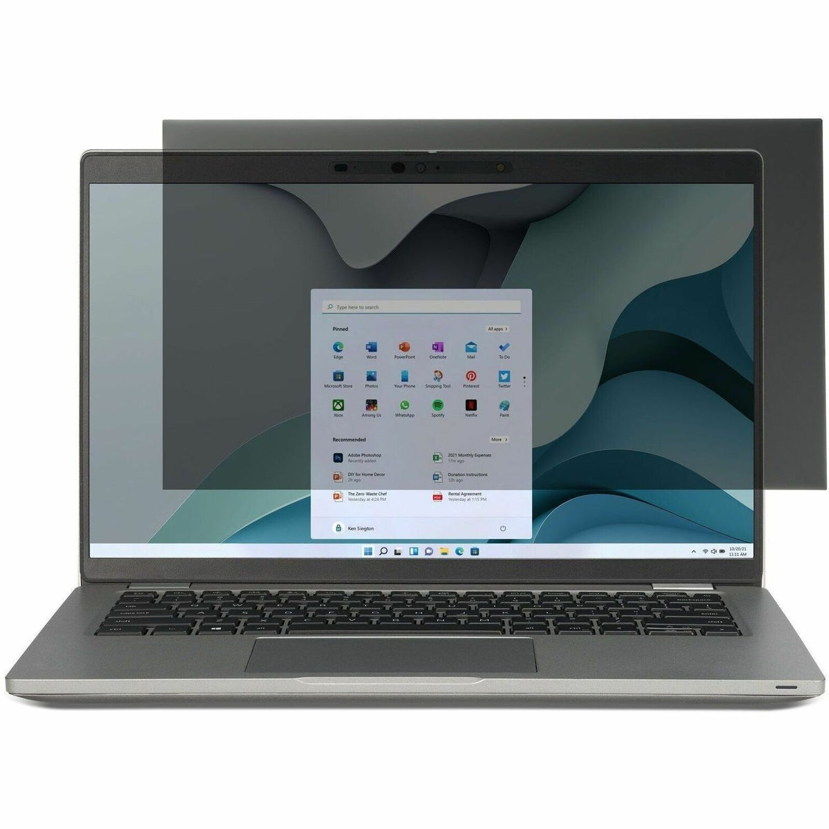 Kensington EQ Privacy Screen Filter for Laptops 15.6" (16:10) - EQ156A1610A