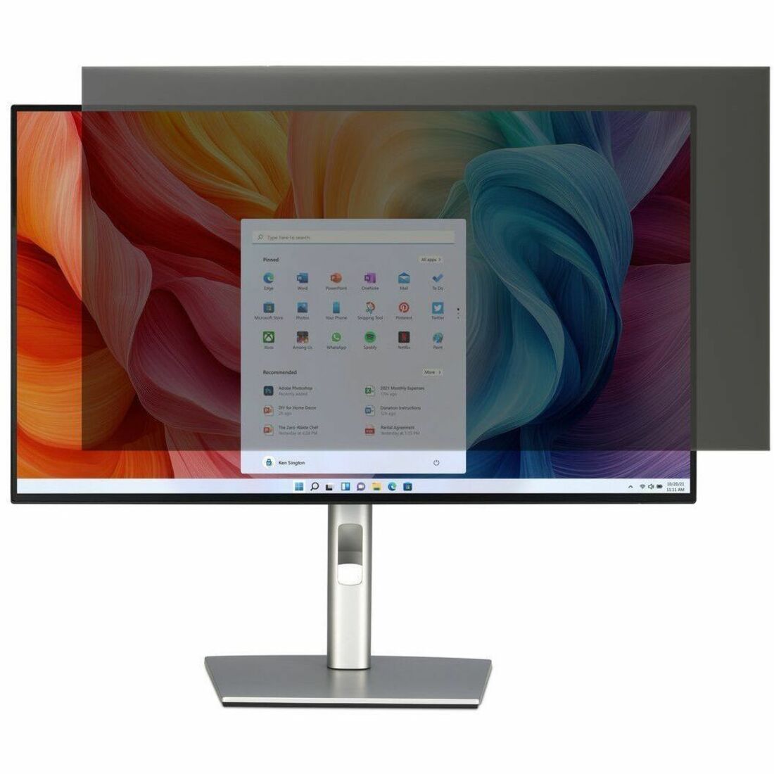 Kensington High Clarity Privacy Screen Filter for Monitors 27.0" (16:9) - HC270A169A