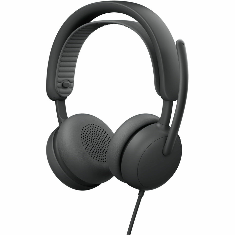 Logitech Zone Wired 2 - Noise-Canceling Headset with Adaptive Hybrid ANC, USB-C with USB-A adapter, Graphite - 981-001612