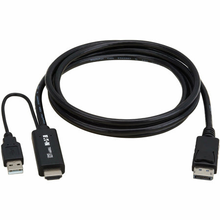 Tripp Lite series HDMI to DisplayPort Active Adapter Cable (M/M) - 4K 60 Hz, USB Power, Black, 1 m - P567-01M-4K6