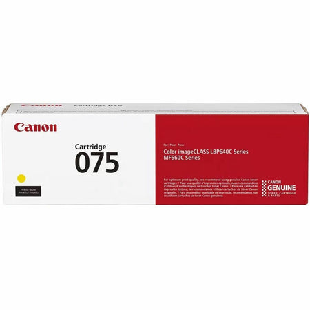 Canon 075 Original Laser Toner Cartridge - Yellow Pack - 6362C001