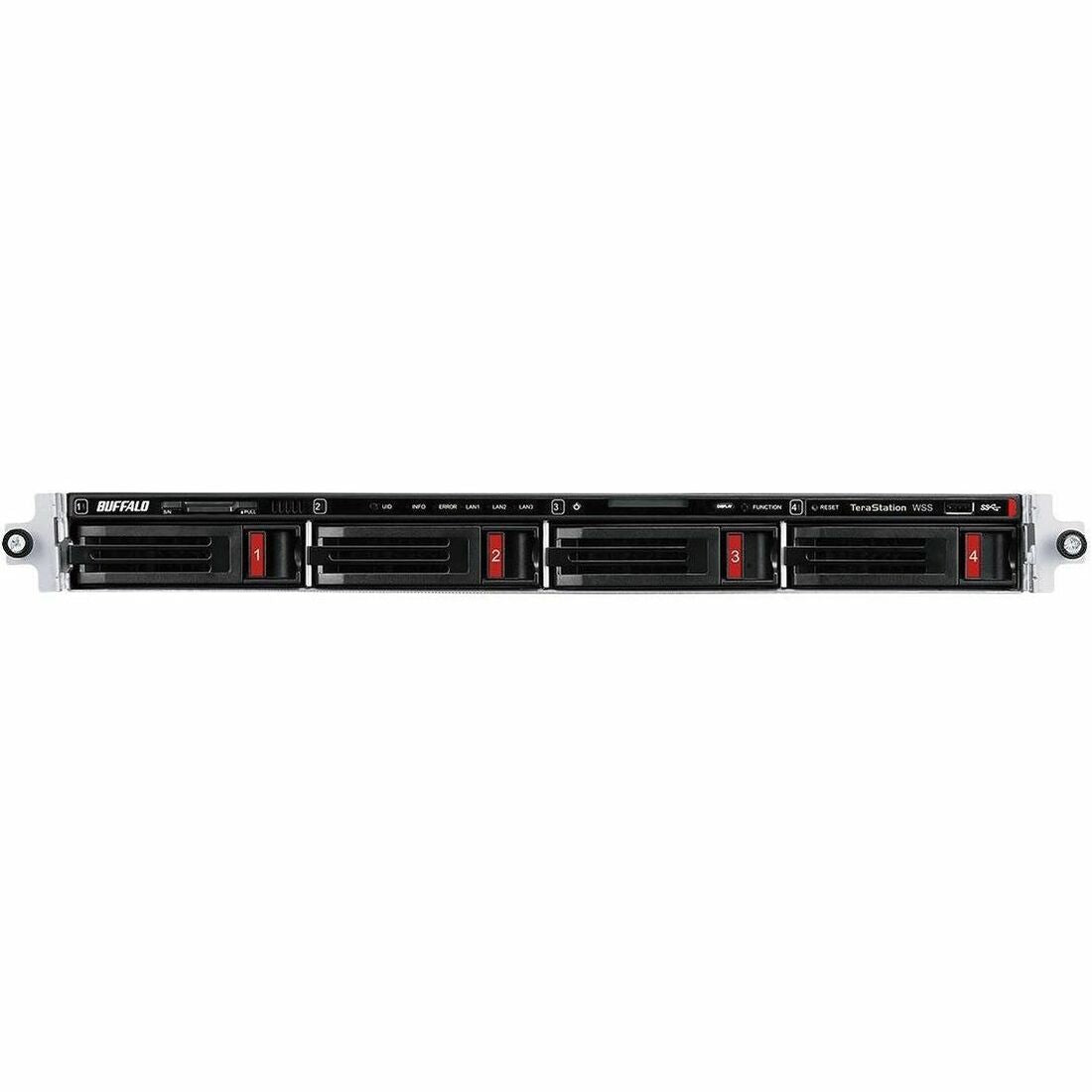 BUFFALO TeraStation WS5420RN 4-Bay Windows Server IoT 2025 Rackmount NAS 48TB (4x12TB) HDD Included TAA Compliant - WS5420RN48W5