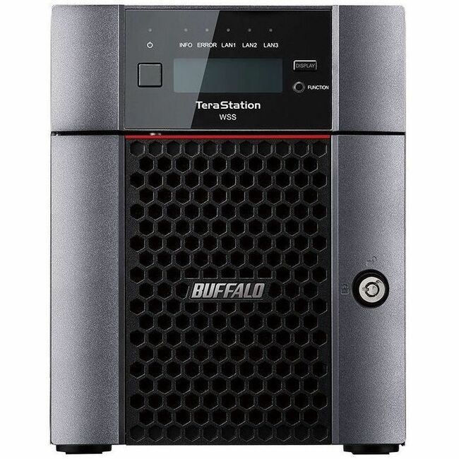 BUFFALO TeraStation WS5420DN 4-Bay Windows Server IoT 2025 Desktop NAS 48TB (4x12TB) HDD Included TAA Compliant - WS5420DN48W5
