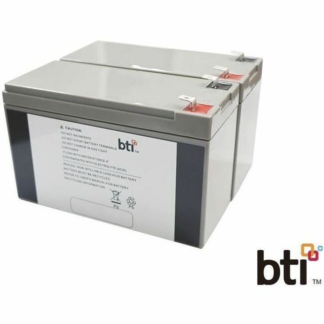 BTI RB1270X2C-BTI 12V 2-CELL LEAD ACID UPS BATTERY FOR CYBERPOWER RB1270X2C - RB1270X2C-BTI