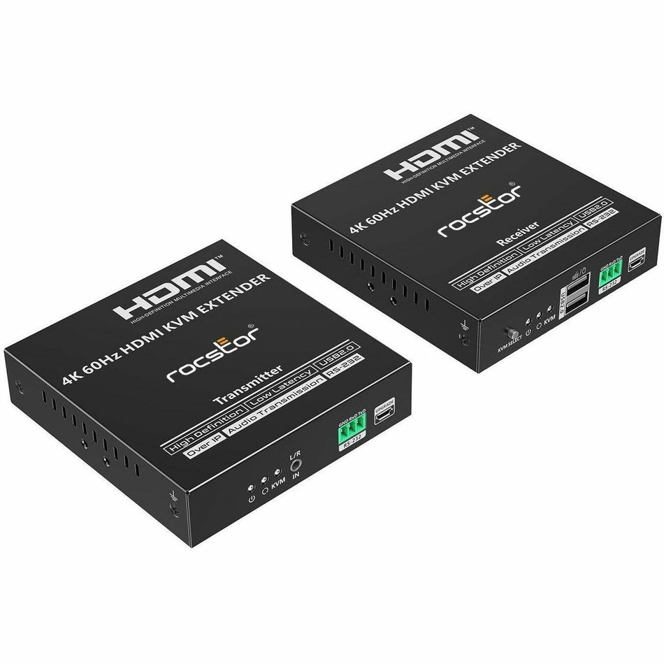 Rocstor TrueReach TR20 KVM Extender Transmitter/Receiver - Y10G020-B1