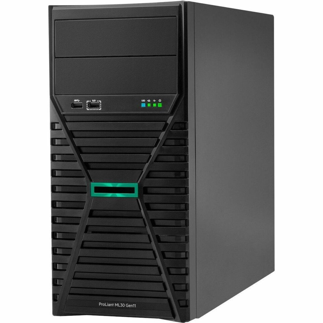 HPE ProLiant ML30 G11 4U Tower Server - 1 x Intel Xeon 6325P 3.50 GHz - 32 GB RAM - 1.92 TB SSD - (2 x 960GB) SSD Configuration - 12Gb/s SAS, NVMe, Serial ATA/600 Controller - P86726-005