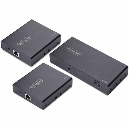 StarTech.com 2-Port HDMI Extender and Splitter Over CAT6, 4K 60Hz, Up to 230ft (70m), 1x2 HDMI over Ethernet Distribution Kit, 1 In 2 Out - 4K7012IC-EXTEND-HDMI