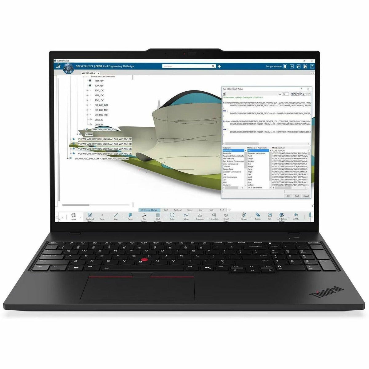 Lenovo ThinkPad P16s Gen 4 21QV003KUS 16" Mobile Workstation - WUXGA - 60 Hz - Intel Core Ultra 7 2nd Gen 265H - vPro Technology - 32 GB - 1 TB SSD - English Keyboard - Black - 21QV003KUS
