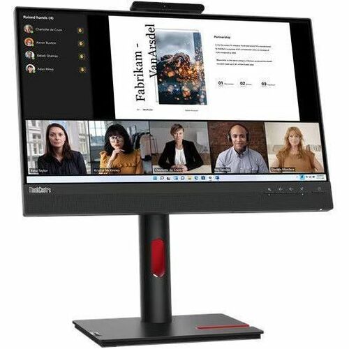 Lenovo ThinkVision TIO22Gen5 22" Class Webcam Full HD LED Monitor - 16:9 - Black - 12N8GAR1UZ