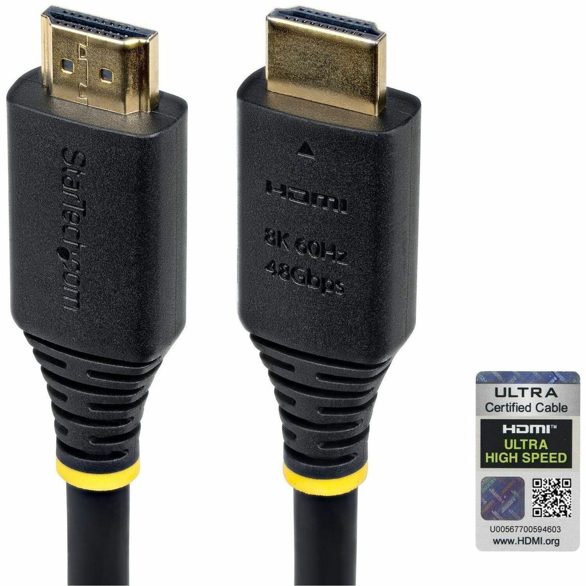 StarTech.com 4m (13ft) Certified Ultra High Speed HDMI Cable, 8K 60Hz/4K 120Hz, HDMI 2.1 Cable with HDR10+ / eARC, 48Gbps, 8K HDMI Cord - HDMI21-CBL-8K60-4M