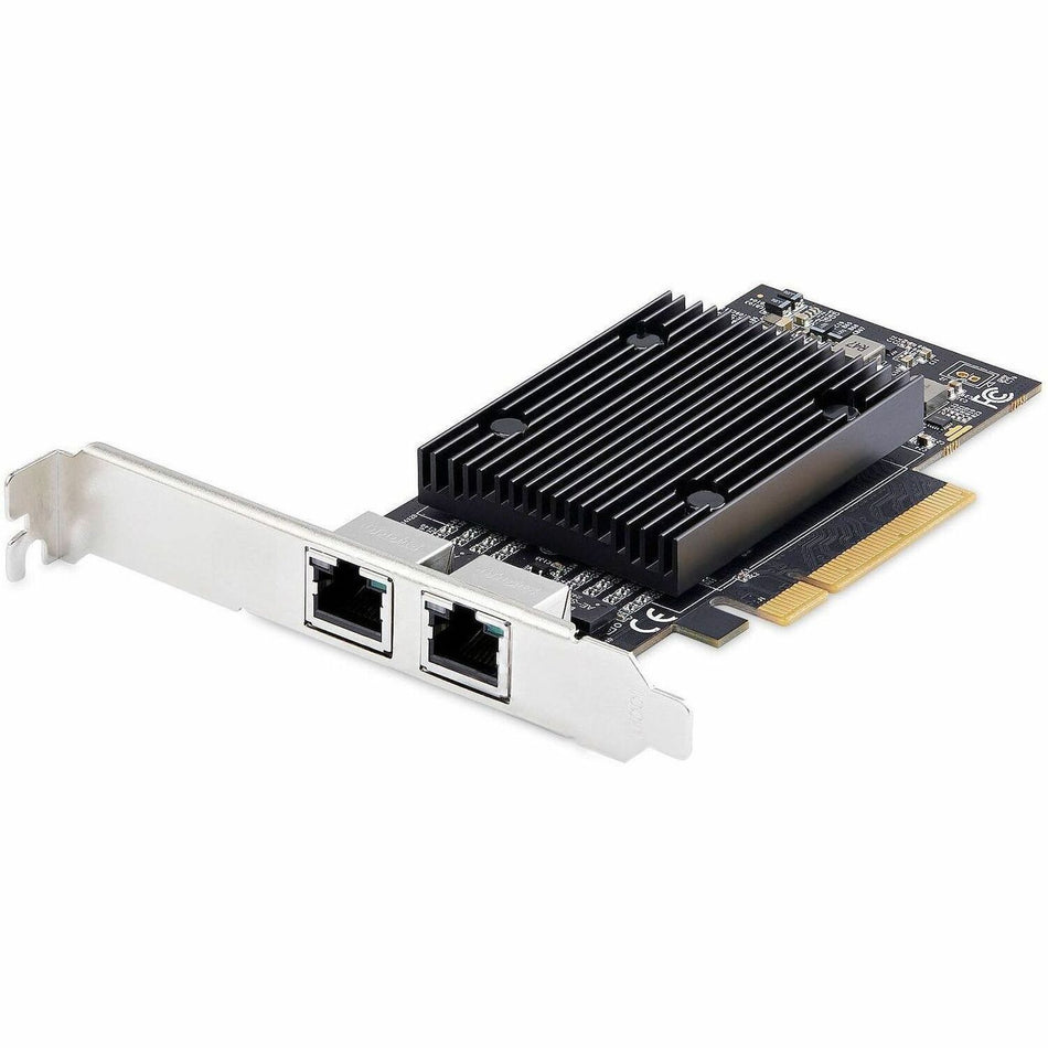 StarTech.com 2-Port PCIe 10Gb Ethernet Network Card, Dual RJ45 10GBase-T/Gigabit, Broadcom BCM57416 Chipset, NIC Card, Windows & Linux - PR210B-NETWORK-CARD
