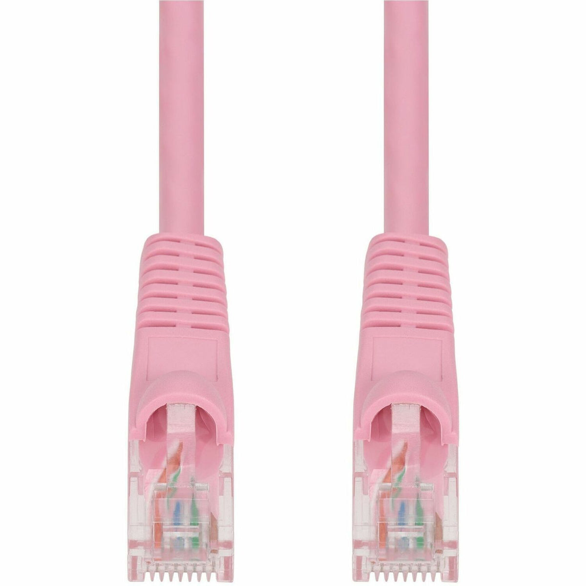 AddOn 75ft Pink CAT 6 PVC Ethernet Cable Snagless Bubble Boot RJ-45 M/M - ADD-75FCAT6-PK