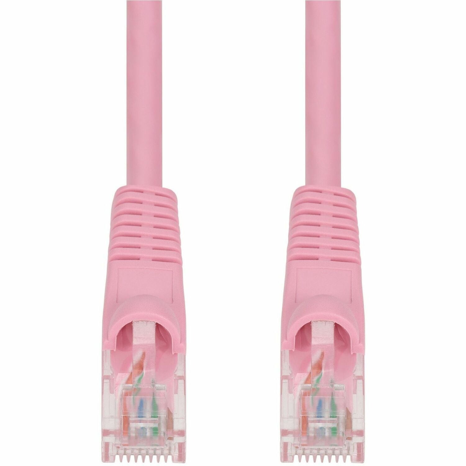 AddOn 75ft Pink CAT 6 PVC Ethernet Cable Snagless Bubble Boot RJ-45 M/M - ADD-75FCAT6-PK
