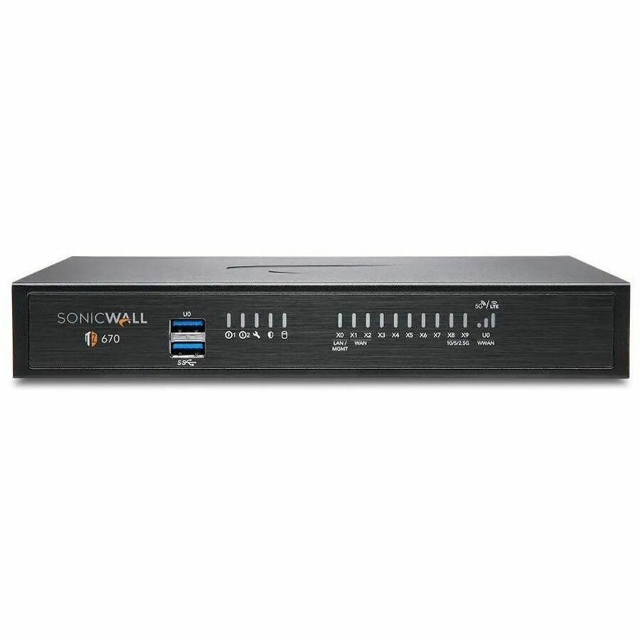 SonicWall TZ670 Network Security/Firewall Appliance - 03-SSC-8145
