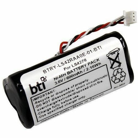 BTI BTRY-LS42RAA0E-01-BTI 3.6V 600MAH 2.16WH NiMH SCANNER BATTERY FOR ZEBRA - BTRYLS42RAA0E01BTI