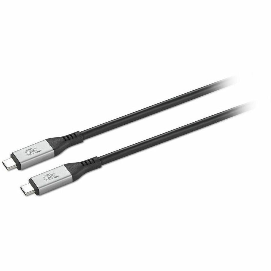 Kensington USB4 80Gbps Cable with up to 240W Power Delivery (1.5m) - K32301WW