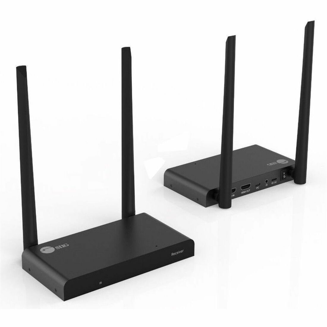 SIIG Full HD Wireless HDMI Extender Kit with IR and HDMI Loop-Out - 1080p - Up to 492ft - Up to 1x4 - CE-H3WE11-S1