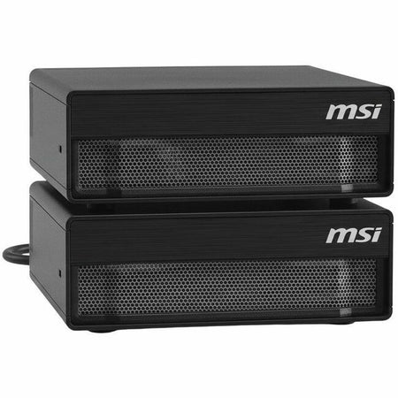 MSI EdgeXpert-01SK AI Supercomputer Desktop Bundle Kit (2 x EdgeXpert Desktop PC) - 128GB LPDDR5 memory - 4TB NVMe - QSFP Cable x 1 - Wireless KBMS Set x 1 - 1Y Warranty - EDGEXPERT01SK