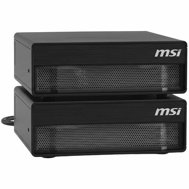 MSI EdgeXpert-01SK AI Supercomputer Desktop Bundle Kit (2 x EdgeXpert Desktop PC) - 128GB LPDDR5 memory - 4TB NVMe - QSFP Cable x 1 - Wireless KBMS Set x 1 - 1Y Warranty - EDGEXPERT01SK