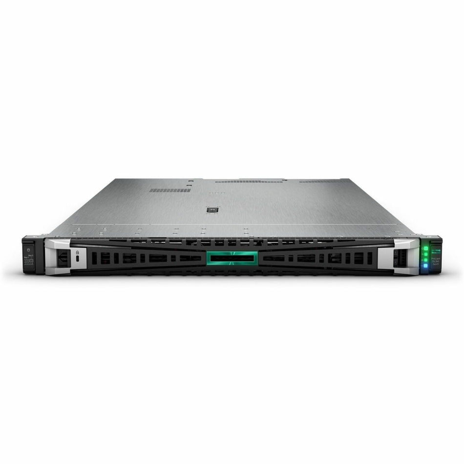 HPE ProLiant DL360 Gen11 1U Rack Server - 1 x Intel Xeon Silver 4510 2.40 GHz - 64 GB RAM - 16 TB HDD - (2 x 8TB) HDD Configuration - Serial ATA/600, NVMe, 12Gb/s SAS Controller - P87457-005