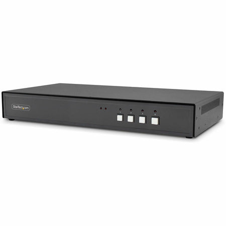 StarTech.com Secure 4-Port KVM Switch, HDMI or DisplayPort, 4K 60Hz, NIAP 4.0, CAC, Made in the USA - CK4-HP104C