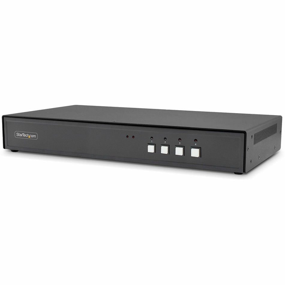 StarTech.com Secure 4-Port KVM Switch, HDMI or DisplayPort, 4K 60Hz, NIAP 4.0, CAC, Made in the USA - CK4-HP104C