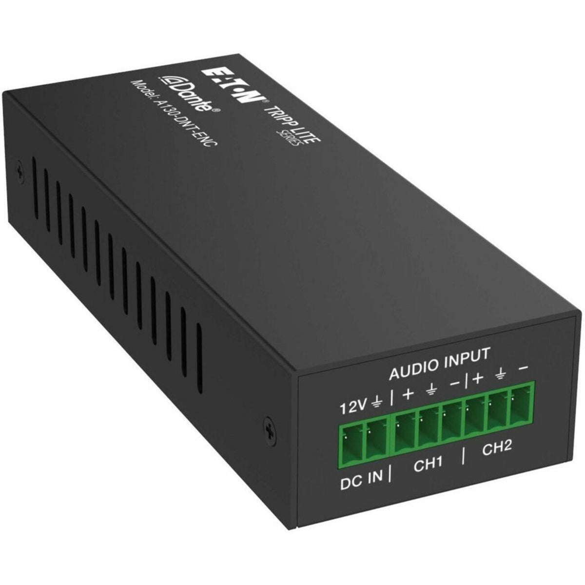 Tripp Lite series A130-DNT-ENC Dante 2-Channel Analog Audio Encoder - A130-DNT-ENC