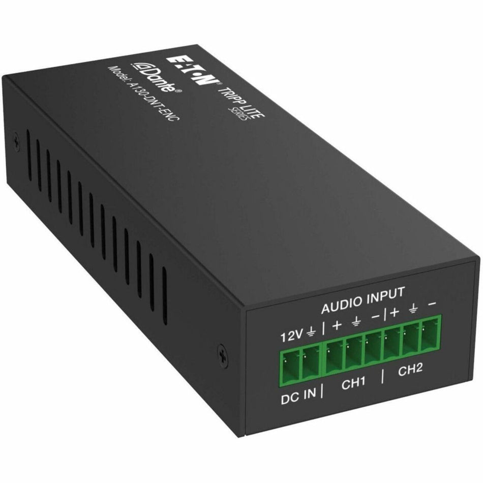 Tripp Lite series A130-DNT-ENC Dante 2-Channel Analog Audio Encoder - A130-DNT-ENC