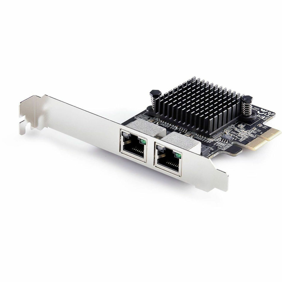 StarTech.com 2-Port 5G Gigabit PCIe Network Adapter Card, 5G/2.5G/1G/100M/10M, PCI Express NIC, Realtek RTL8126, Windows & Linux, TAA - PR25GR-NETWORK-CARD
