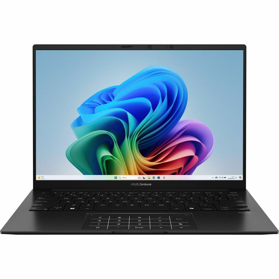 Asus Zenbook 14 OLED UM3406 UM3406KA-PS76T 14" Touchscreen Copilot+ PC Notebook - WUXGA - 60 Hz - AMD Ryzen AI 7 350 - 16 GB - 1 TB SSD - Jade Black - UM3406KA-PS76T