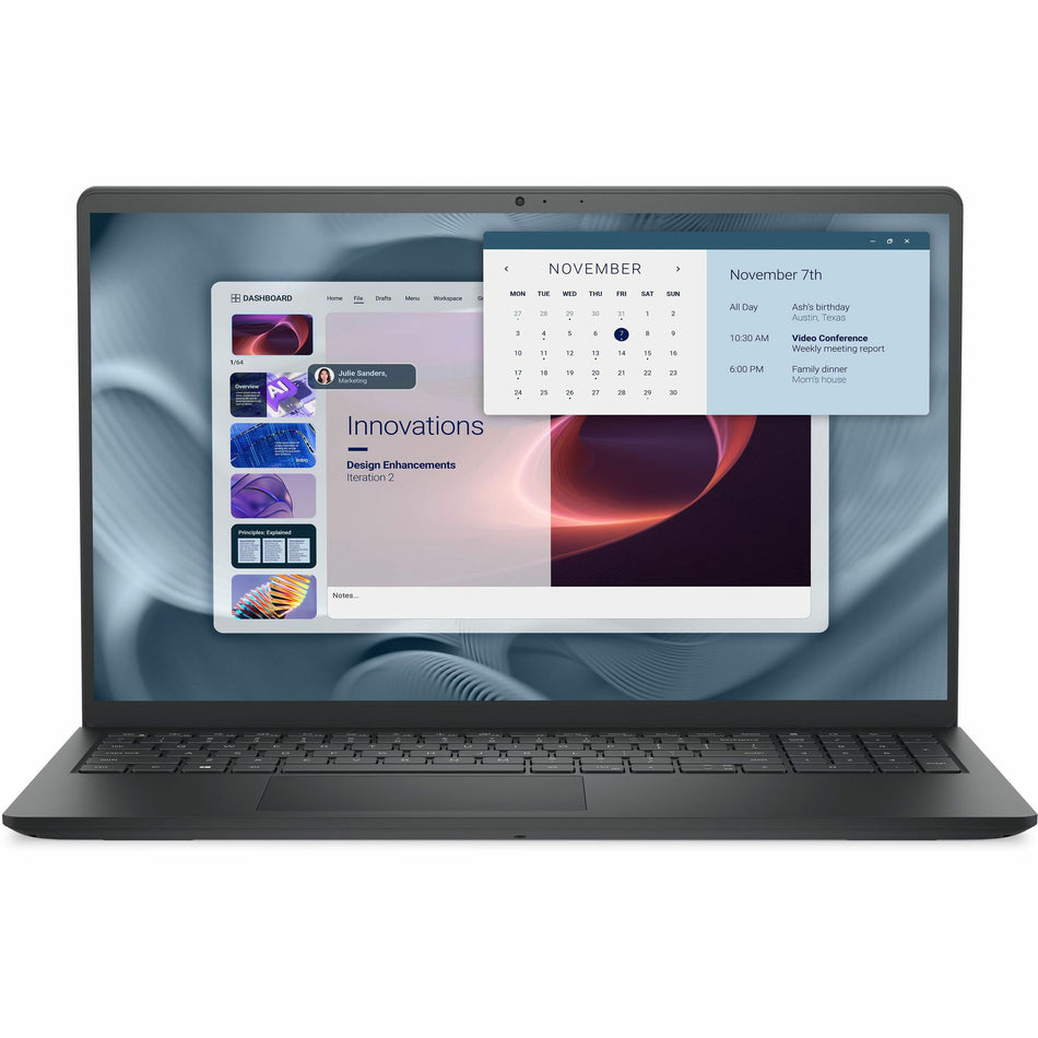 Dell Pro 15 Essential PV15250 15.6" Notebook - Full HD - 120 Hz - Intel Core i7 13th Gen i7-1355U - 16 GB - 512 GB SSD - English (US) Keyboard - Carbon Black - 0WR3Y