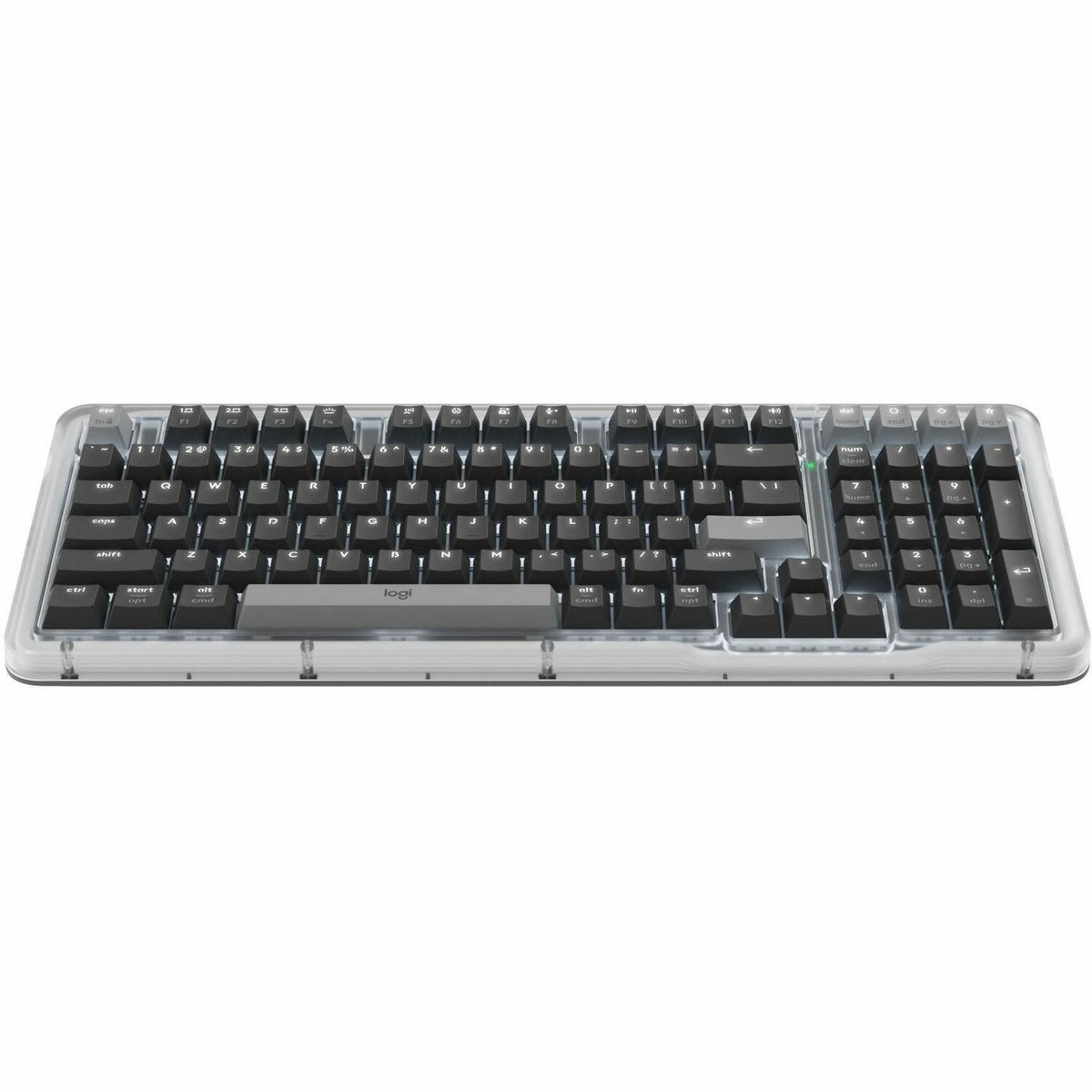Logitech Alto Keys K98M Wireless Mechanical Keyboard, Customizable Keyboard with Vibration Absorbing Gasket, Backlit Keys, Graphite - 920-013575