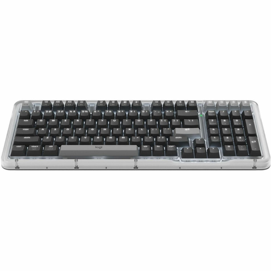 Logitech Alto Keys K98M Wireless Mechanical Keyboard, Customizable Keyboard with Vibration Absorbing Gasket, Backlit Keys, Graphite - 920-013575