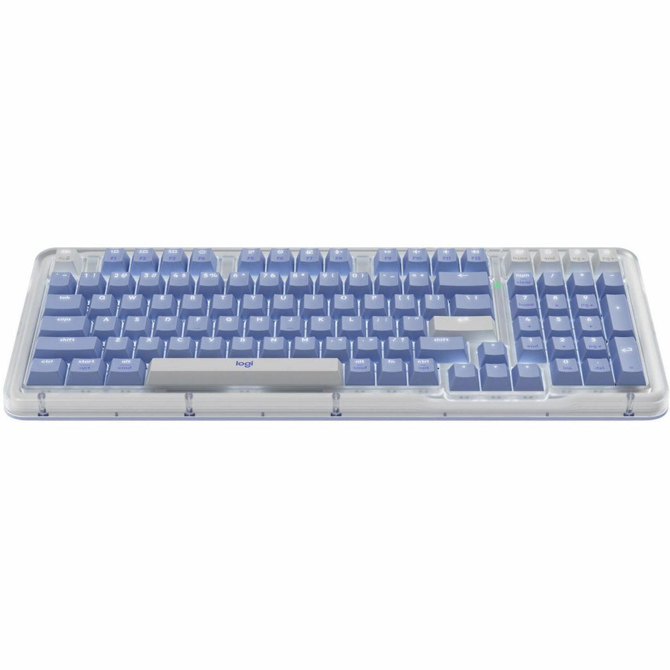 Logitech Alto Keys K98M Wireless Mechanical Keyboard, Customizable Keyboard with Vibration Absorbing Gasket, Backlit Keys, Lilac - 920-013577