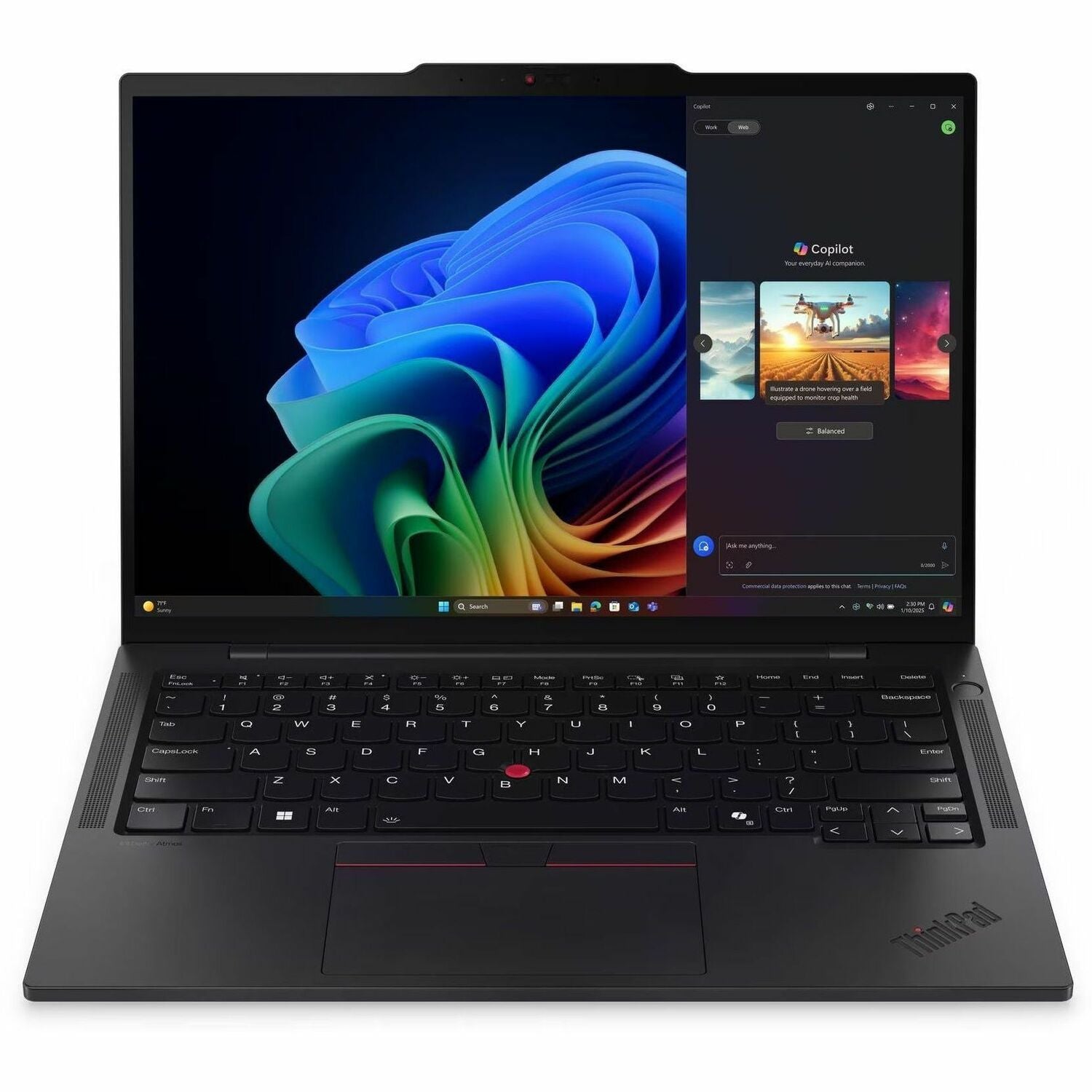 Lenovo ThinkPad T14s Gen 6 21QX00LBUS 14" Touchscreen Notebook - WUXGA - 60 Hz - Intel Core Ultra 7 2nd Gen 268V - vPro Technology - 32 GB - 512 GB SSD - English (US) Keyboard - Black - 21QX00LBUS