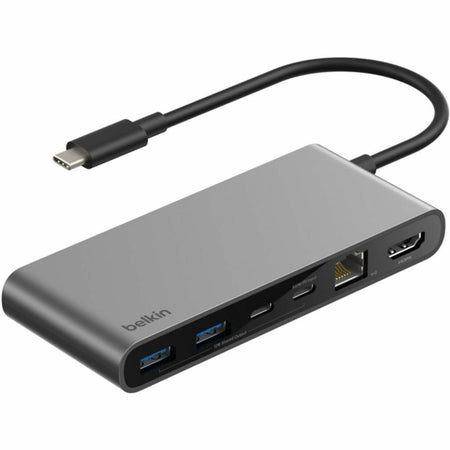 Belkin Connect 8-Port USB-C Hub with 2.5Gb Ethernet, Space Gray - INC024fqSGY