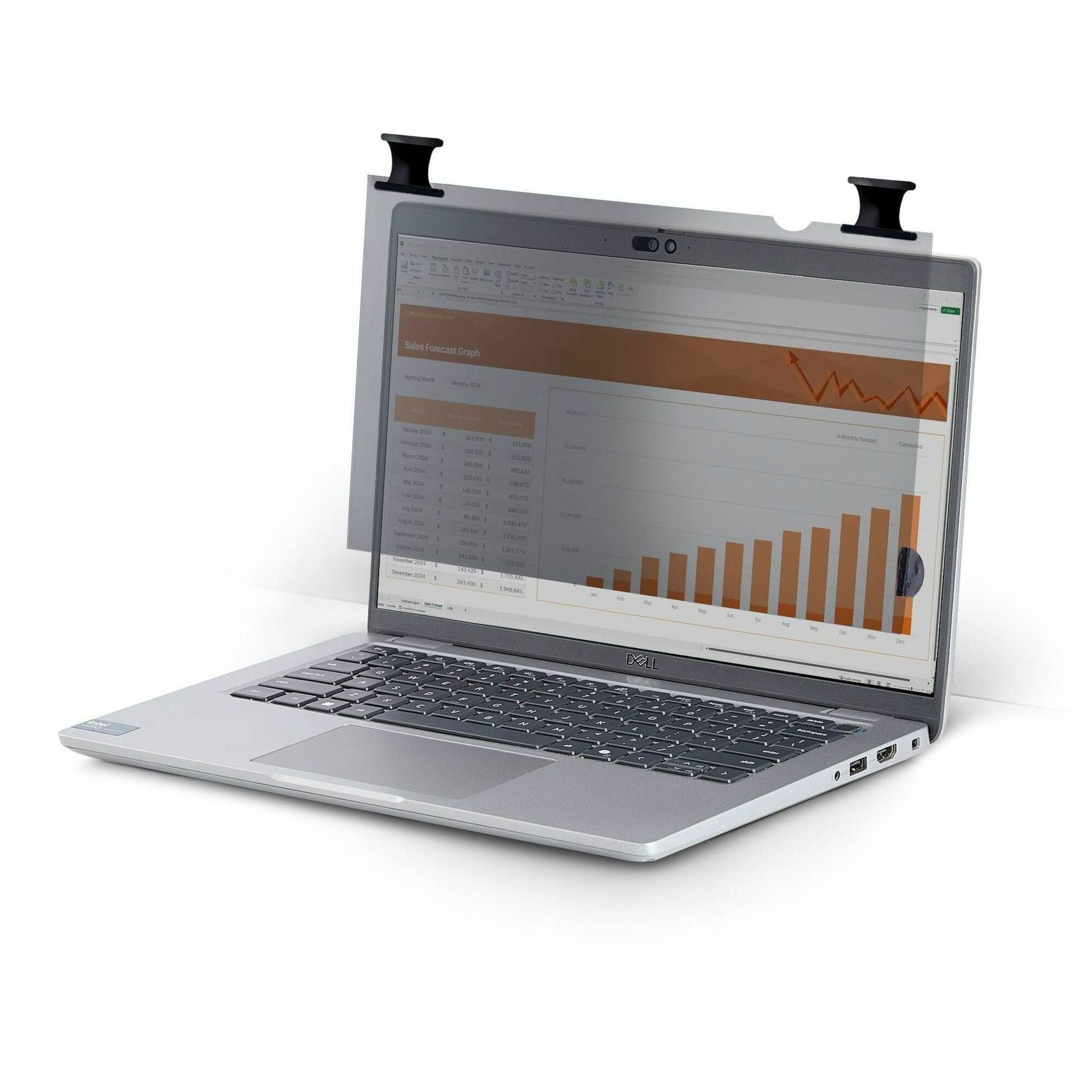 StarTech.com 15.6-inch 16:9 Bright Privacy Screen Filter with Touch, Flip-Over, 75% Light Transmittance, Anti-Glare Privacy Filter - 156LB-PRIVACY-SCREEN