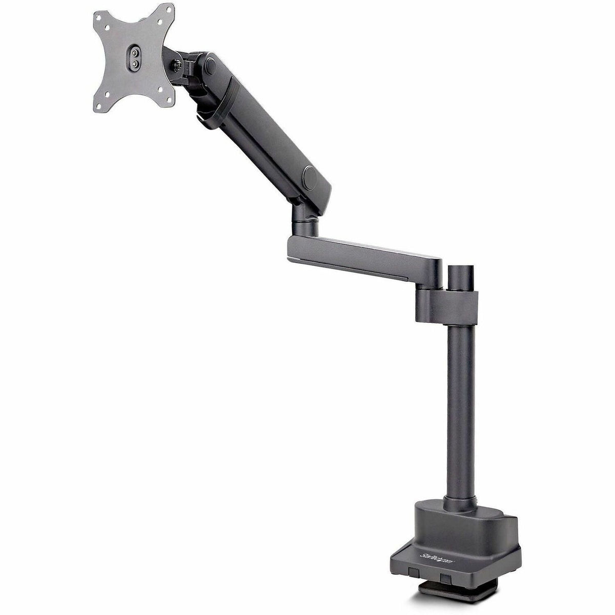 StarTech.com Desk Mount Monitor Arm, Up to 40inch Screen/17.6lb (8kg), Mechanical Spring-Assisted Arm, C-Clamp/Grommet, VESA 75x75/100x100 - ARMPIVOT2